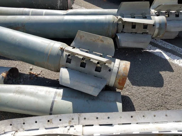 Cluster munition missiles destroyed in a the war