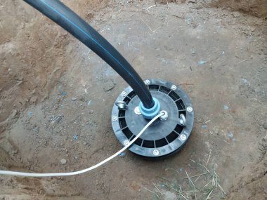 Arrangement of a deep well for a the water production