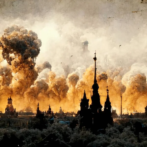 Guerra Rússia Contra Ucrânia — Fotografia de Stock