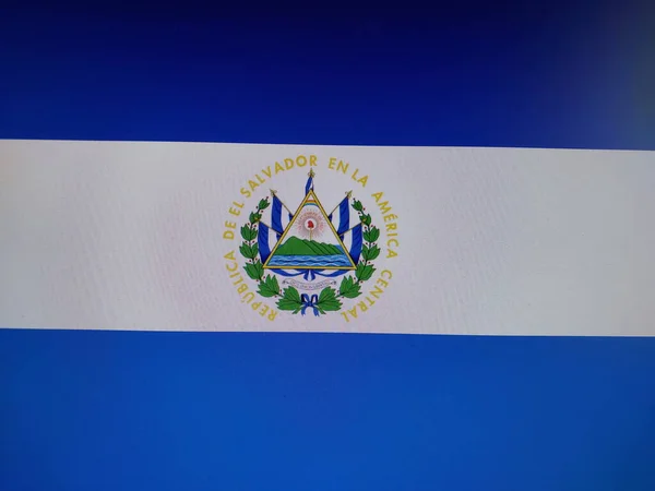Bandiera Ufficiale Simbolo Uno Stato — Foto Stock