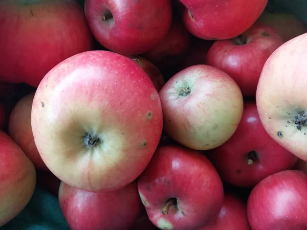 Szeletelésre Gyümölcslé Készítésére Szolgáló Alma — Stock Fotó