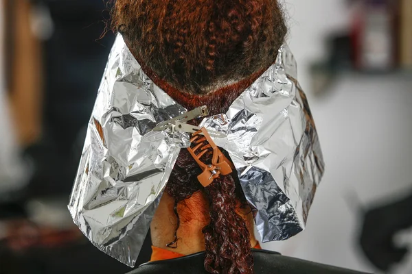 Saç boyama kadınlar — Stok fotoğraf