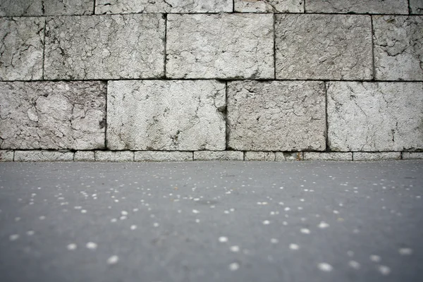 Concreto idade parede fundo, textura — Fotografia de Stock