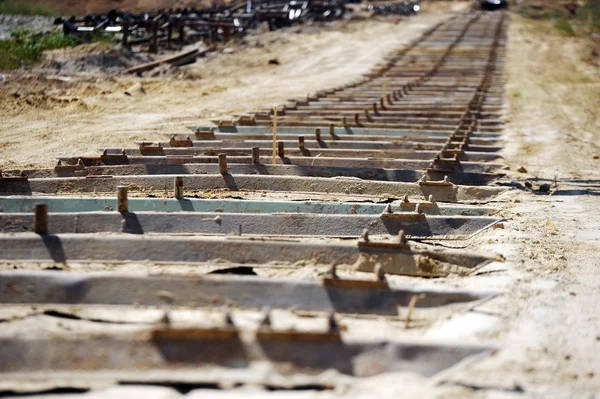 Installation of rolling stock — Stock Photo, Image