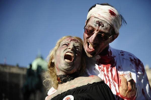 Zombie dag van het lopen dood — Stockfoto