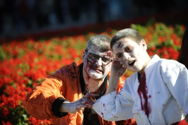 Den zombie Chodící mrtvoly — Stock fotografie