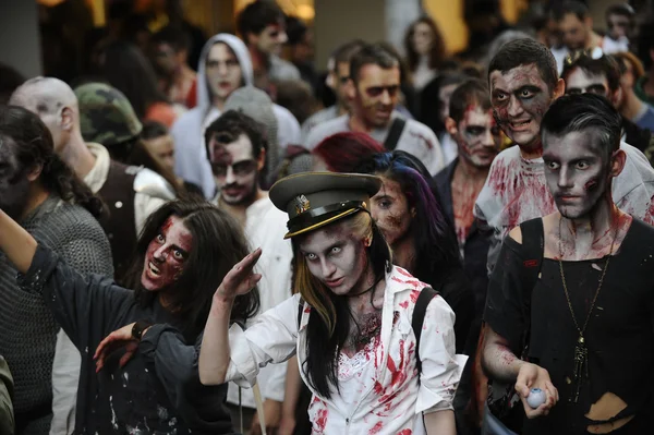 Den zombie Chodící mrtvoly — Stock fotografie