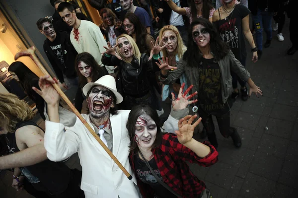 Zombie dag van het lopen dood — Stockfoto