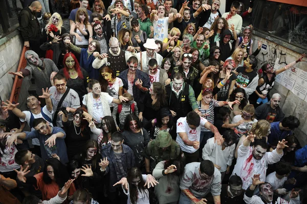 Zombie dagen Walking dead — Stockfoto