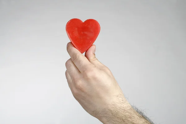 Heart in hand — Stock Photo, Image