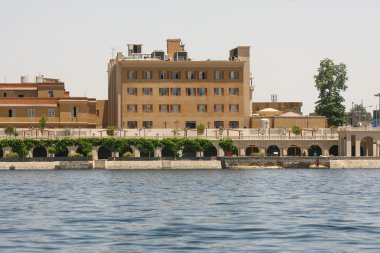 Mısır'da Nil Nehri üzerinde yaşam