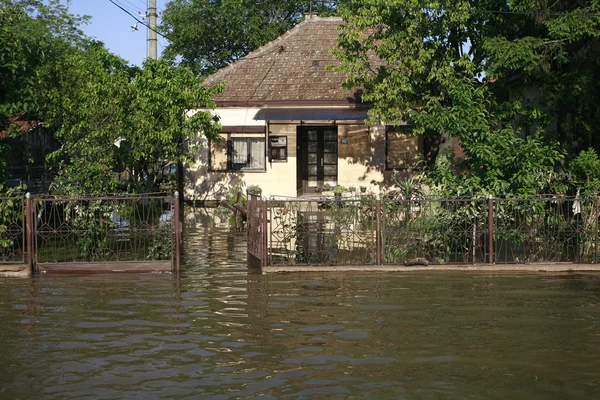 Worst flooding on record across the Balkans in Serbia — Stock Photo, Image