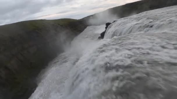 Çok Güzel Zlanda Şelalesi — Stok video