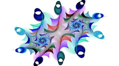 Soyut holografik gökkuşağı animasyonu. 4K hareket grafiği. Moda tarzı, neon rengi, çevre grafik tasarımı, ekran koruyucu. Beyaz arkaplan