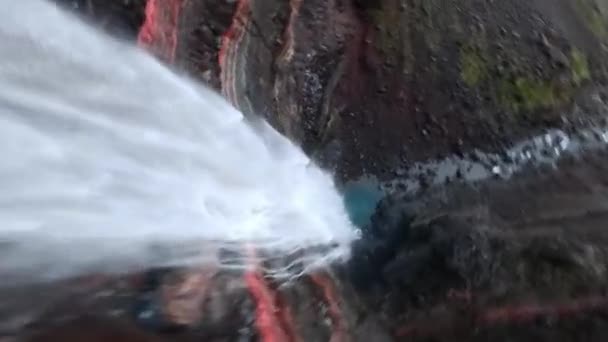 Çok Güzel Zlanda Şelalesi — Stok video