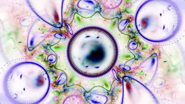 Abstract Bewegende Vloeistof Visuele Illusies Bewegende Golven Psychedelische Abstractie Voor — Stockvideo