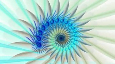 Soyut hareket arka plan animasyonu. Parlayan parçacıklar. Yıldızlar kıvılcımlar ve ışık ışınları ve projeksiyonlarla uzay dalgası akışında oluşan sihirli tozlar. Görsel yanılsamalar, hareket eden dalgalar.