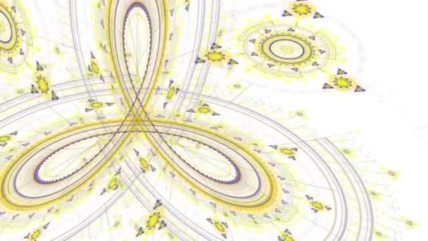 Animación Fondo Movimiento Abstracto Partículas Brillantes Chispas Estrellas Polvo Mágico — Vídeo de stock