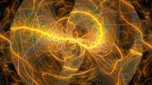 Slavnostní Pohybující Tvary Vlny Neonovém Stylu Digitální Holografický Tanec Vícebarevné — Stock video