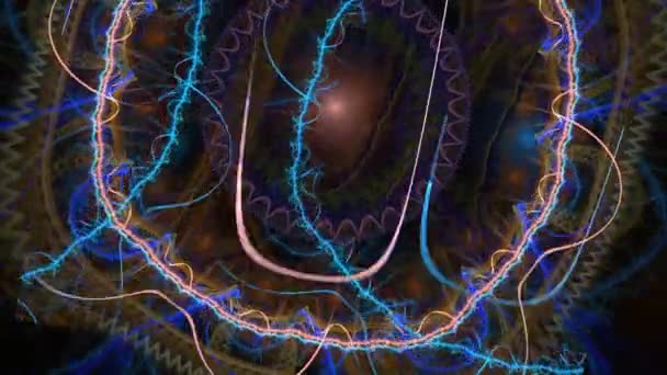 Abstraktní Holografický Gradient Duhové Animace Vizuální Iluze Pohybující Vlny Pohybová — Stock video