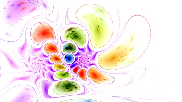 Danza Holográfica Digital Precioso Fondo Vídeo Multicolor Franjas Entrecruzadas Tejen — Vídeos de Stock