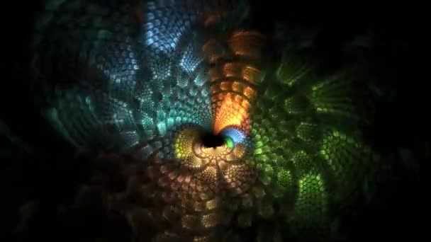 Animowane Fajerwerki Ogniste Postacie Ruchucyfrowy Taniec Holograficzny Animowane Fajerwerki Ogniste — Wideo stockowe