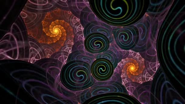 Fluide Mouvant Abstrait Illusions Visuelles Ondes Mouvement Abstraction Psychédélique Hypnose — Video