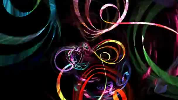 抽象的な移動流体 視覚的幻想 移動波 催眠術のためのサイケデリックな抽象化 ビデオジョッキー Vjを再生するための背景 コンサート ナイトクラブ グリッチの設計のためのコンピュータグラフィックス — ストック動画