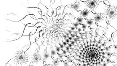 Video jokeyi VJ 'i oynamak için siyah ve beyaz arka plan. Hipnoz için psikedelik soyutlama. Konserler, gece kulüpleri ve aksaklıklar için bilgisayar grafikleri. Taşıma sıvısı soyut. Görsel yanılsamalar, hareket eden dalgalar. 