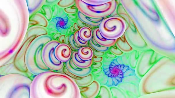 Abstraktní Pohyblivá Tekutina Vizuální Iluze Pohybující Vlny Psychedelická Abstrakce Pro — Stock video