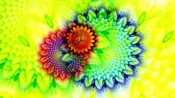 Abstraktní Pohyblivá Tekutina Vizuální Iluze Pohybující Vlny Psychedelická Abstrakce Pro — Stock video