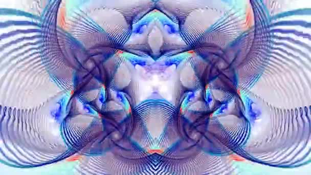 Абстрактная Движущаяся Жидкость Визуальные Иллюзии Движущиеся Волны Психоделическая Абстракция Гипноза — стоковое видео