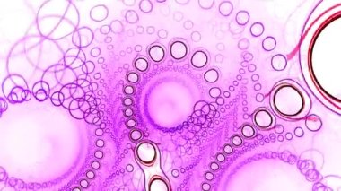 Görsel yanılsamalar, hareket eden dalgalar. Hipnoz için psikedelik soyutlama. Video jokeyi VJ için arka plan.