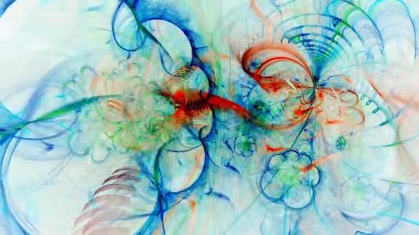 Ilusi Visual Gelombang Bergerak Abstraksi Psikedelik Untuk Hipnosis Latar Belakang — Stok Video