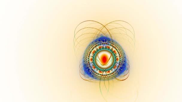 视觉错觉 移动的波浪 催眠时的迷幻抽象 视频骑师的背景 — 图库视频影像
