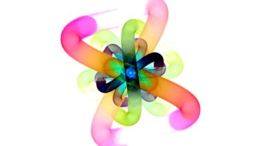 Görsel yanılsamalar, hareket eden dalgalar. Hipnoz için psikedelik soyutlama. Video jokeyi VJ için arka plan.