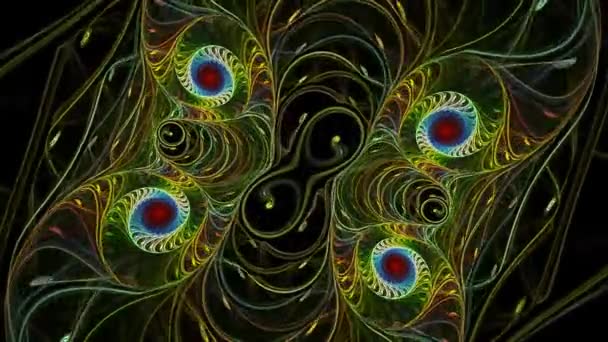 Animación Holográfica Abstracta Del Arco Iris Del Degradado Ilusiones Visuales — Vídeos de Stock