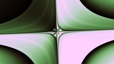 Fraktal dizilim 3 boyutlu. 4k Soyut Çok Renkli Hareket Grafikleri arka planı. Ya da yoga, kulüpler, şovlar, mandala, fraktal animasyon için. Güzel parlak süs..