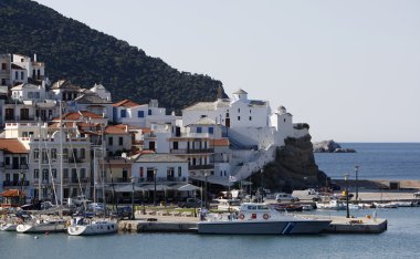 Skopelos kasaba sporades Adaları