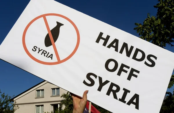 Syrischer Protest — Stockfoto