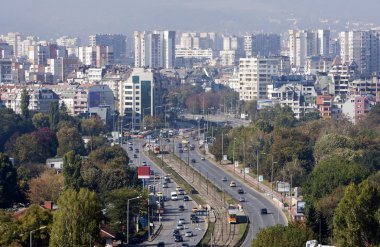 General view Sofia Bulgaria clipart