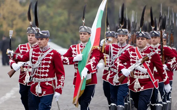 Sofia Bulgaria Guards of Honor — Stock Photo, Image