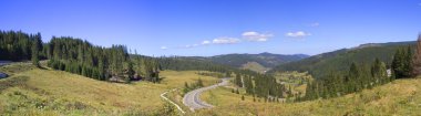 Bucovina Dağları Panoraması