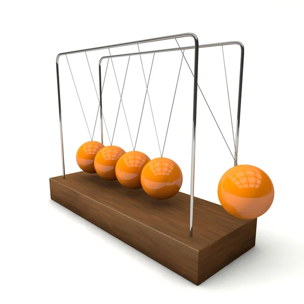 O pêndulo em 3D — Fotografia de Stock