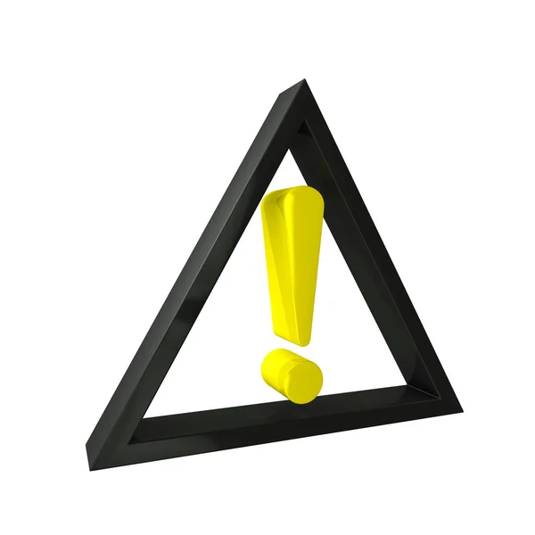 Warning Icon — Stock Photo, Image