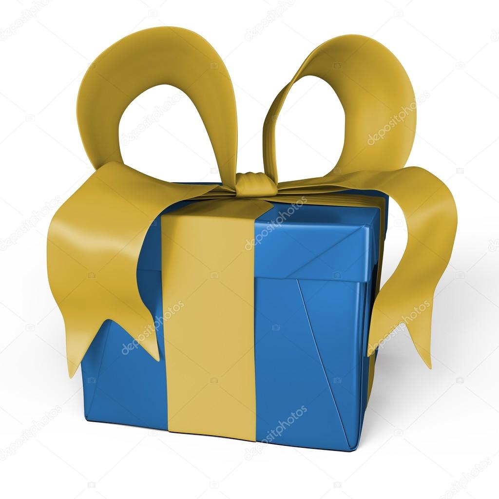My gift in blue and yellow