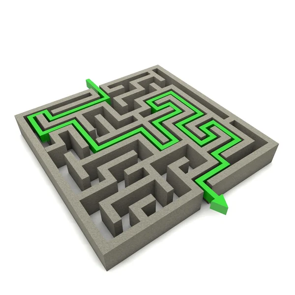 The labyrinth — Stock Photo, Image