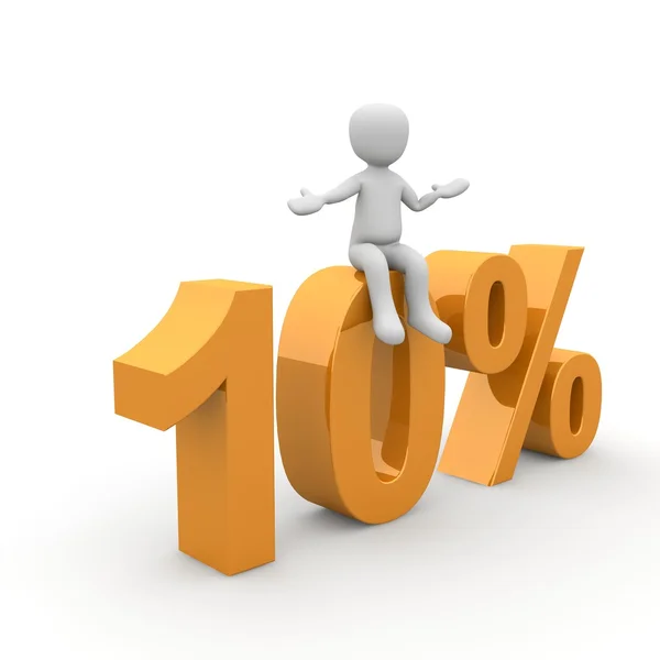 Discount percentage — Stock Photo, Image
