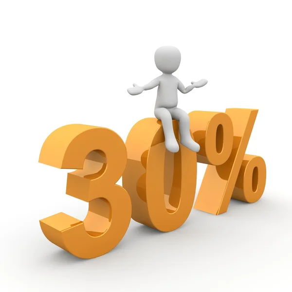 Discount percentage — Stock Photo, Image