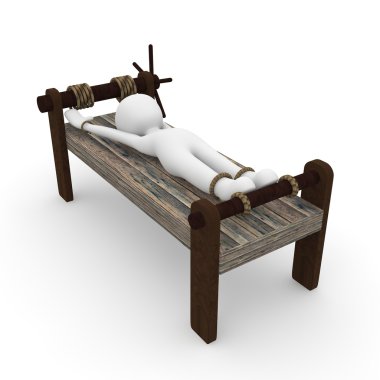 torture bench clipart